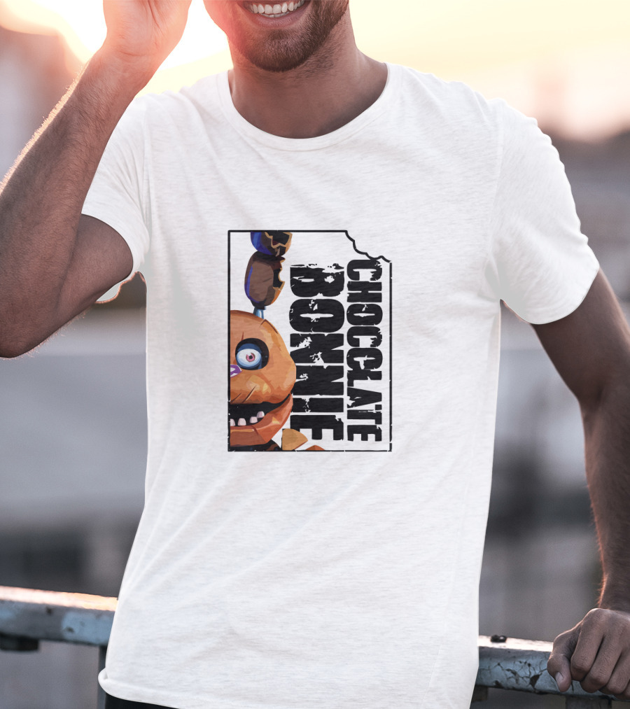 Chocolate Bonnie Fnaf AR Merch Store T-Shirt