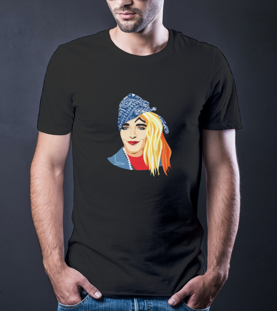Shanaynay Shane Dawson Blue Bandana Blonde Hair T-Shirt