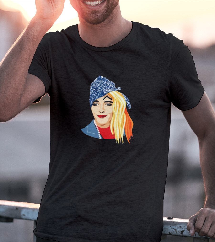 Shanaynay Shane Dawson Blue Bandana Blonde Hair T-Shirt