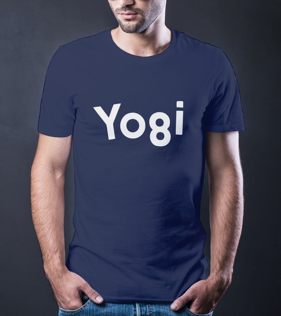 Yogi Bear Cartoon Lettering Bold Playful T-Shirt