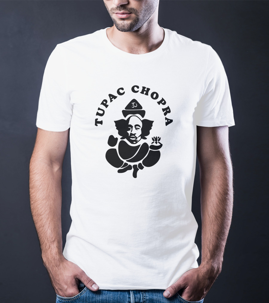 Tupac Chopra Meditation Iconic Mashup T-Shirt