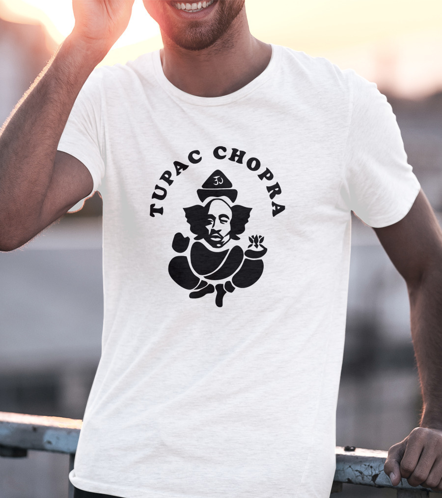 Tupac Chopra Meditation Iconic Mashup T-Shirt