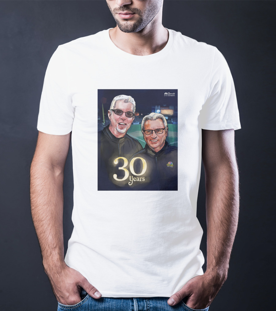 Kruk And Kuip 30 Years NBC Sports Giants Celebrating Broadcasting Legends T-Shirt
