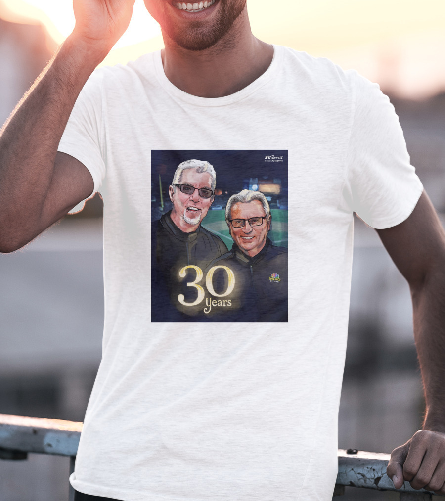 Kruk And Kuip 30 Years NBC Sports Giants Celebrating Broadcasting Legends T-Shirt