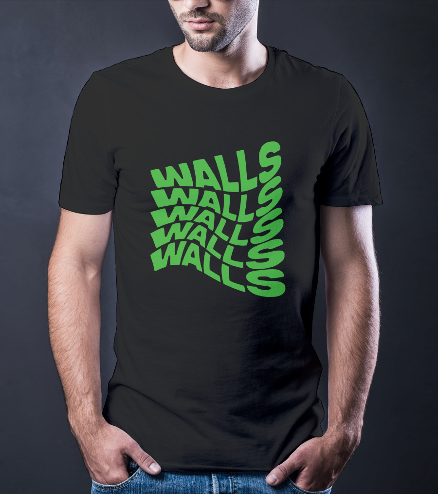 Louis Tomlinson Walls Text Green T-Shirt