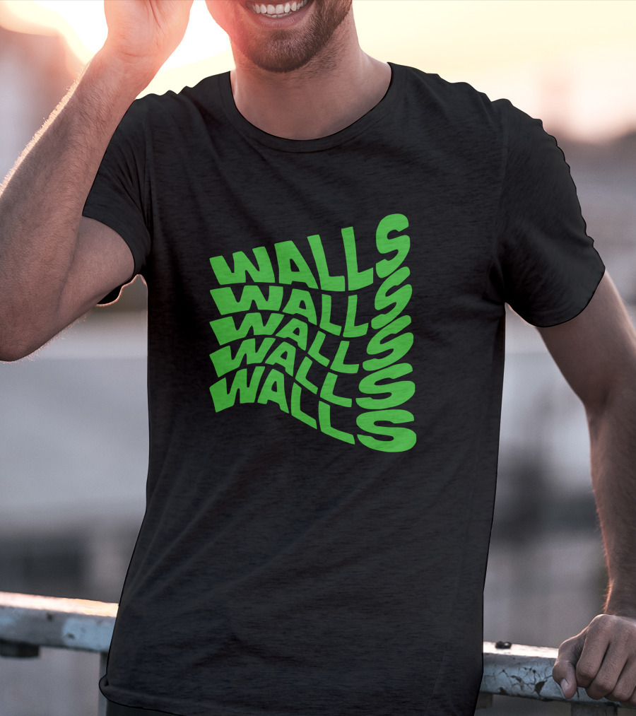 Louis Tomlinson Walls Text Green T-Shirt