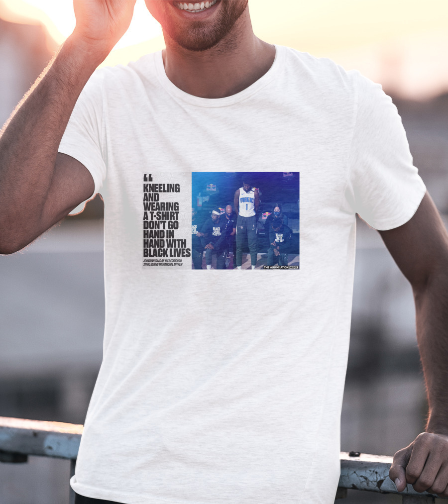 Jonathan Isaac Magic Jersey Quote Kneeling Black Lives T-Shirt