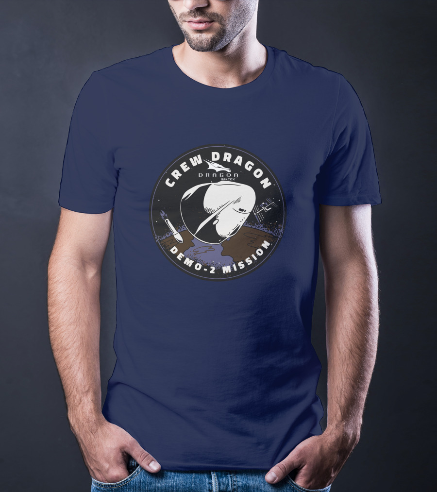 Crew Dragon Demo-2 Mission SpaceX T-Shirt