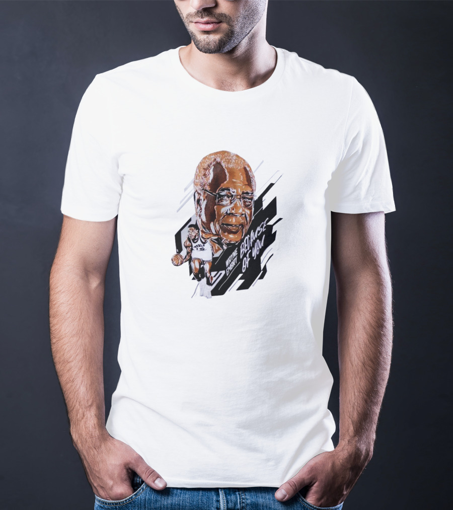 Wayne Embry Basketball Legacy Because Of You T-Shirt