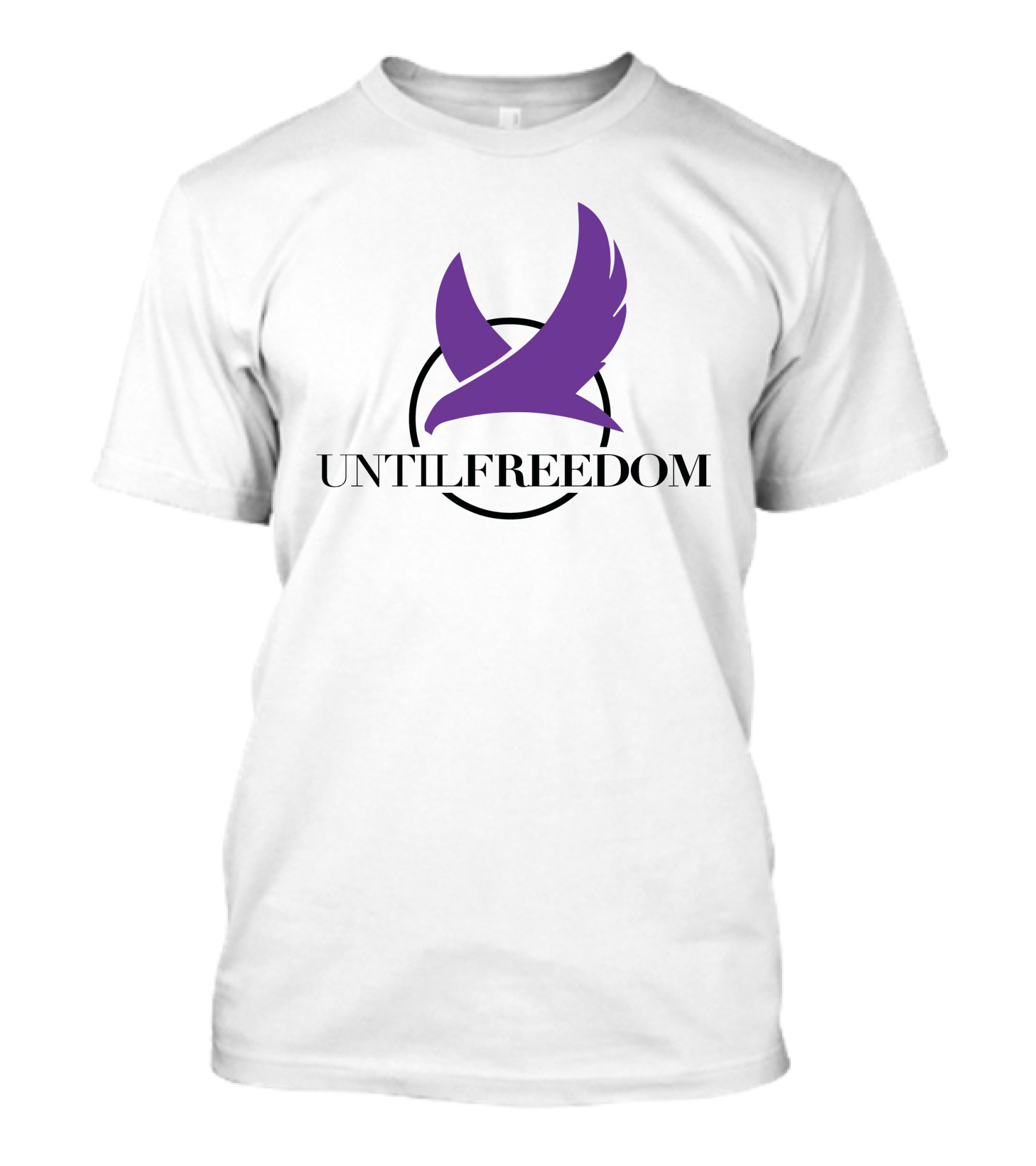 UNTILFREEDOM Purple Bird In Circle T-Shirt
