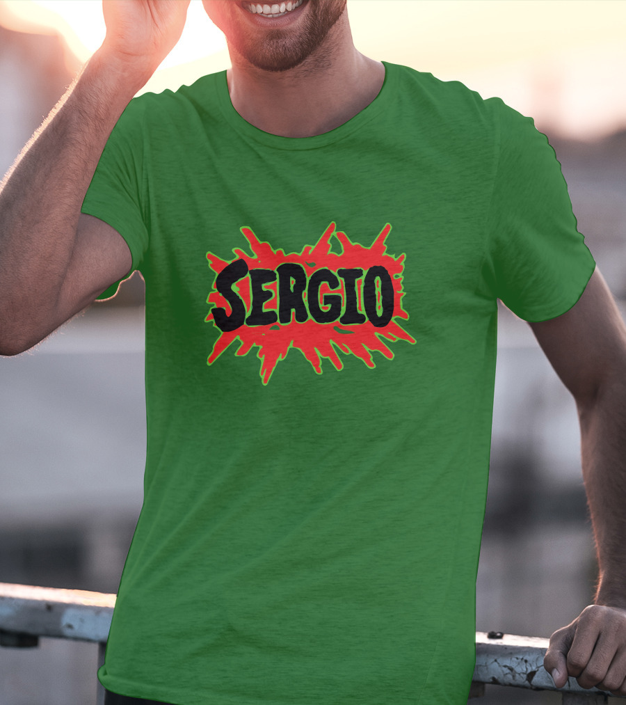 Sergio Romo Day Sergio Logo Burst T-Shirt