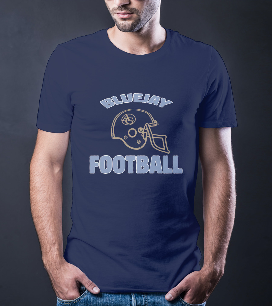 Bluejay Football AG Helmet T-Shirt