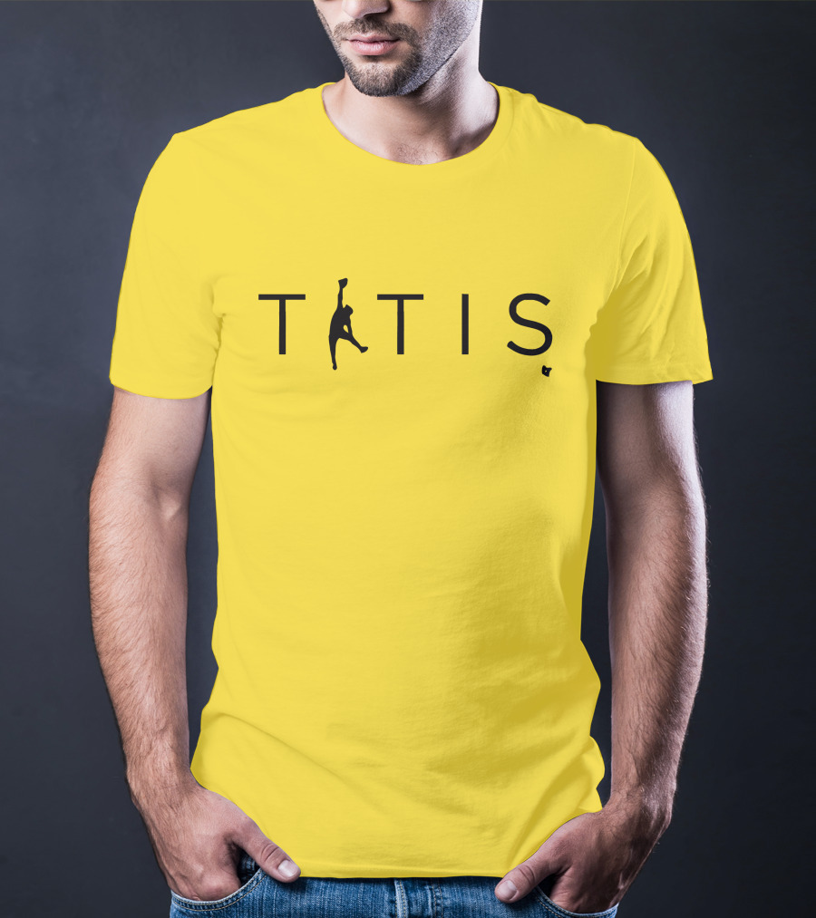 TATIS Air Niño Basketball Logo Yellow T-Shirt