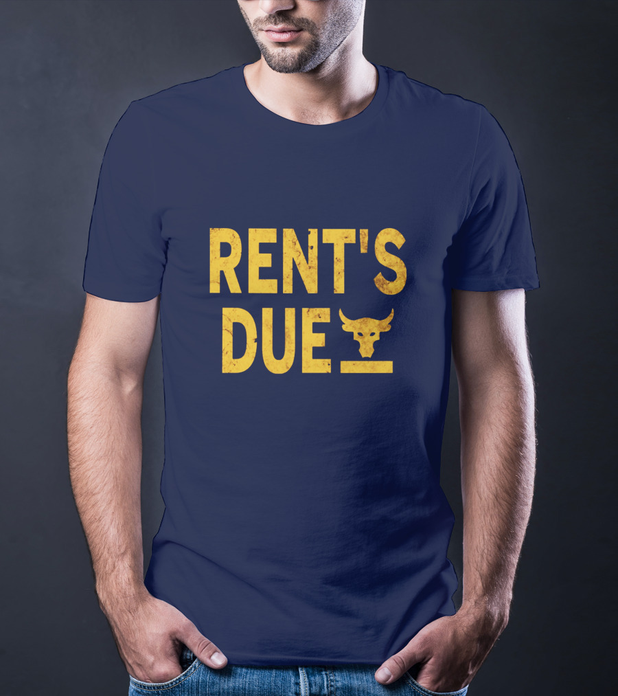 RENT'S DUE Bull Skull T-Shirt