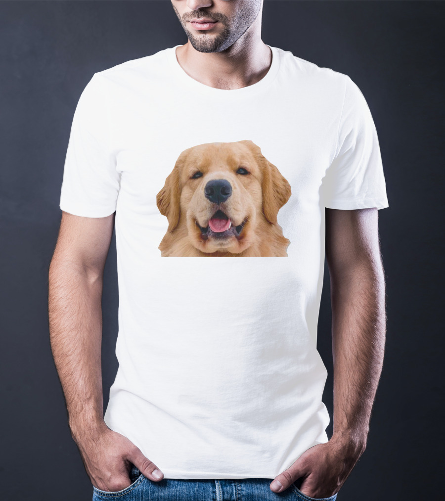 Tucker Budzyn Golden Retriever Face T-Shirt