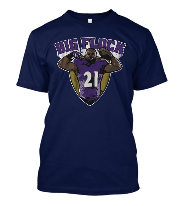 Mark Ingram Big Flock Number 21 Football T-Shirt