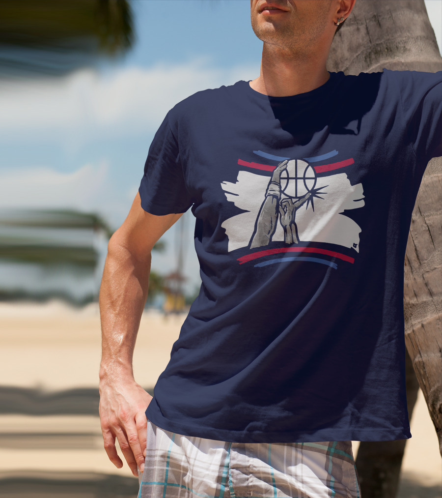 The Finger Block Basketball Iconic Defense Move T-Shirt