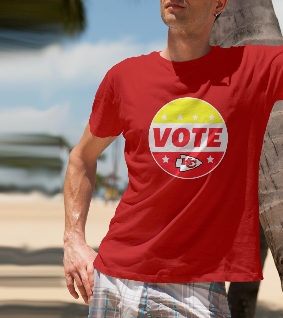Vote Chiefs KC Red Stars Circle T-Shirt