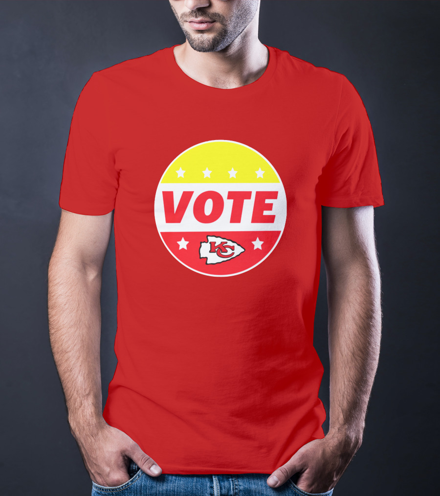 Vote Chiefs KC Red Stars Circle T-Shirt