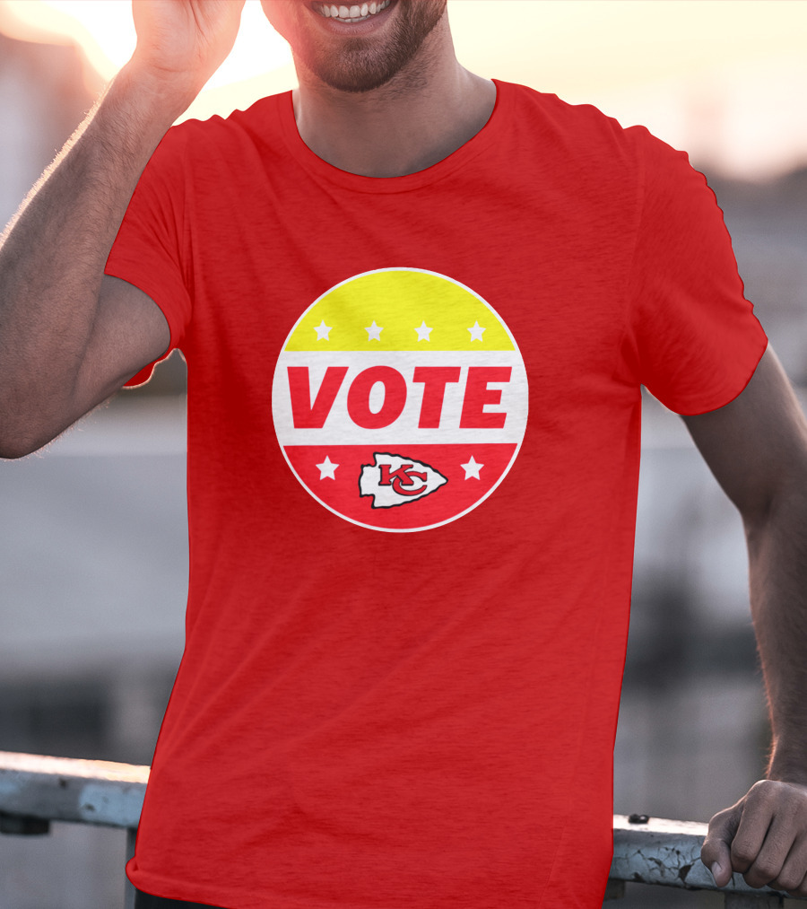 Vote Chiefs KC Red Stars Circle T-Shirt