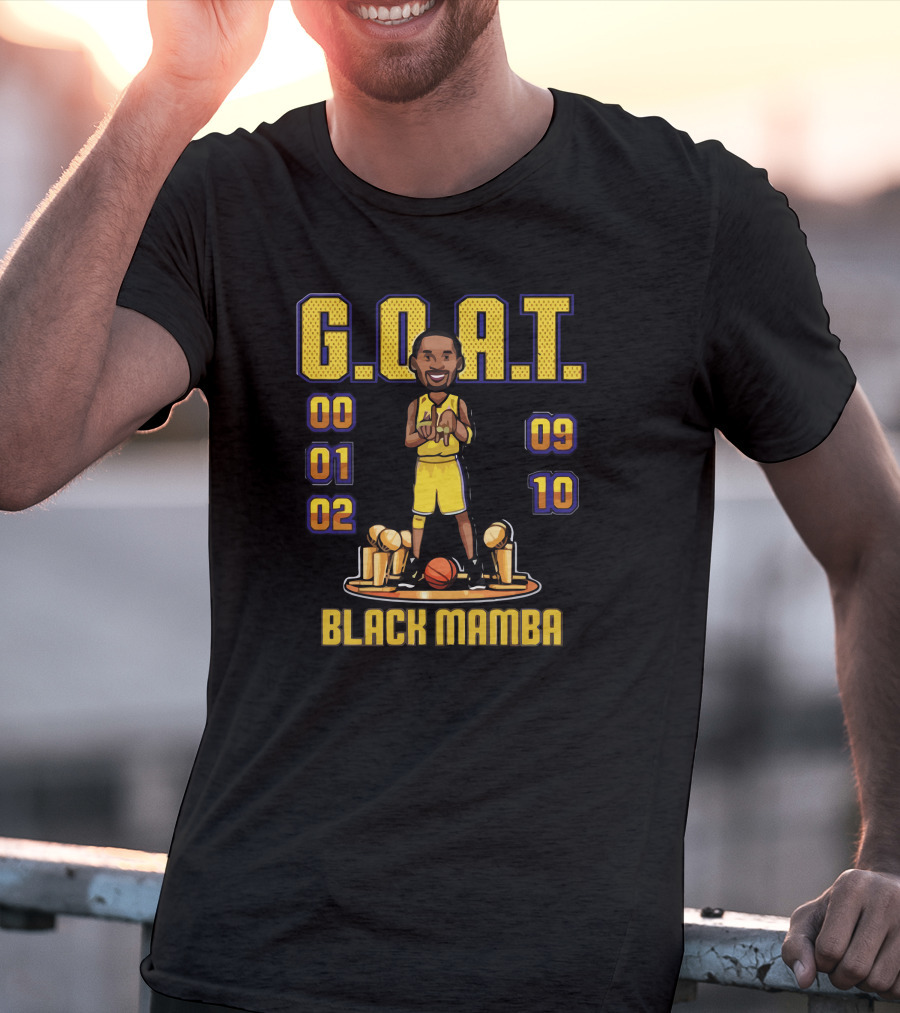 G.O.A.T. Black Mamba 00 01 02 09 10 T-Shirt