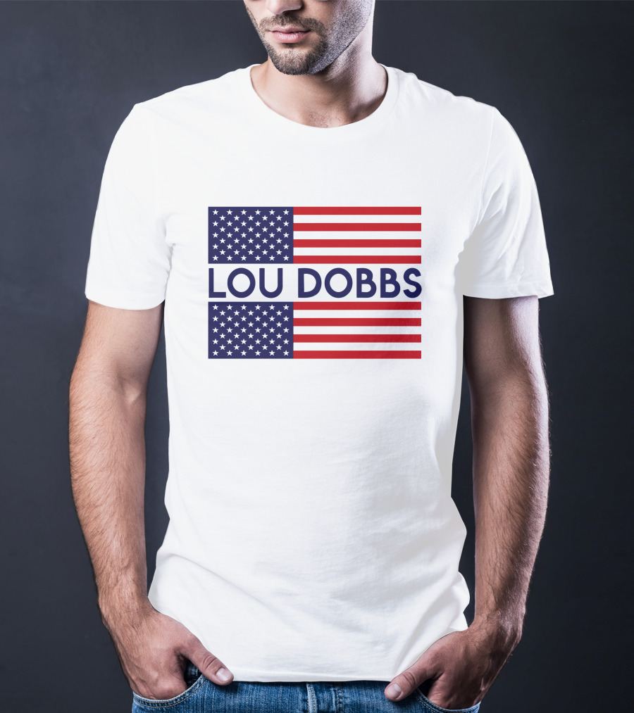 LOU DOBBS American Flag T-Shirt