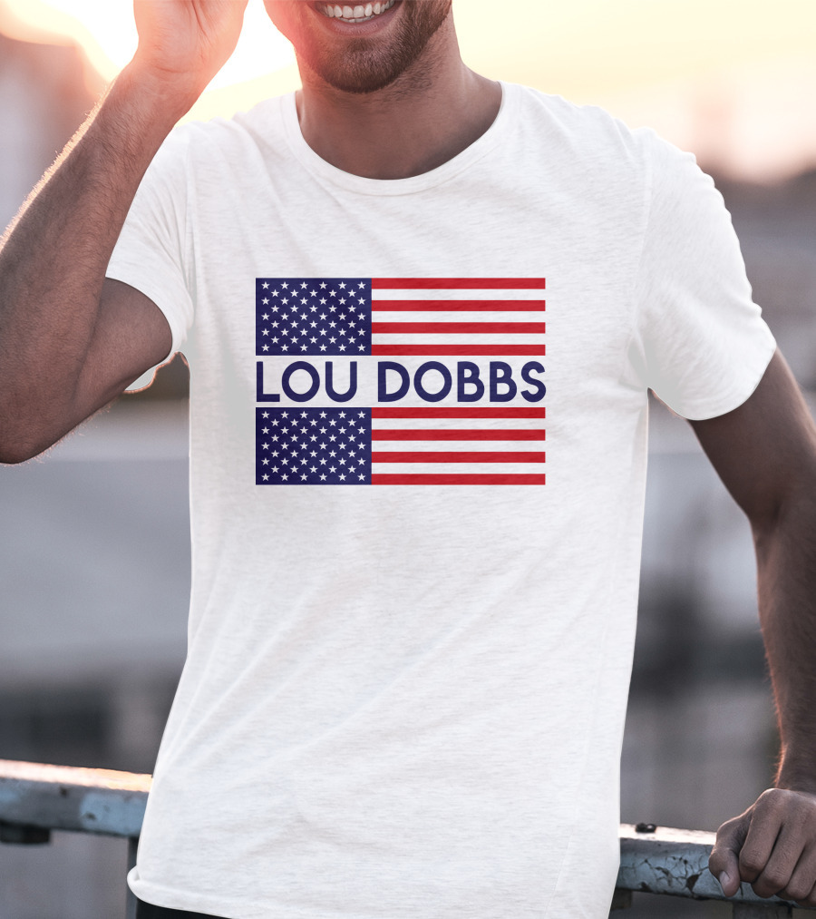 LOU DOBBS American Flag T-Shirt