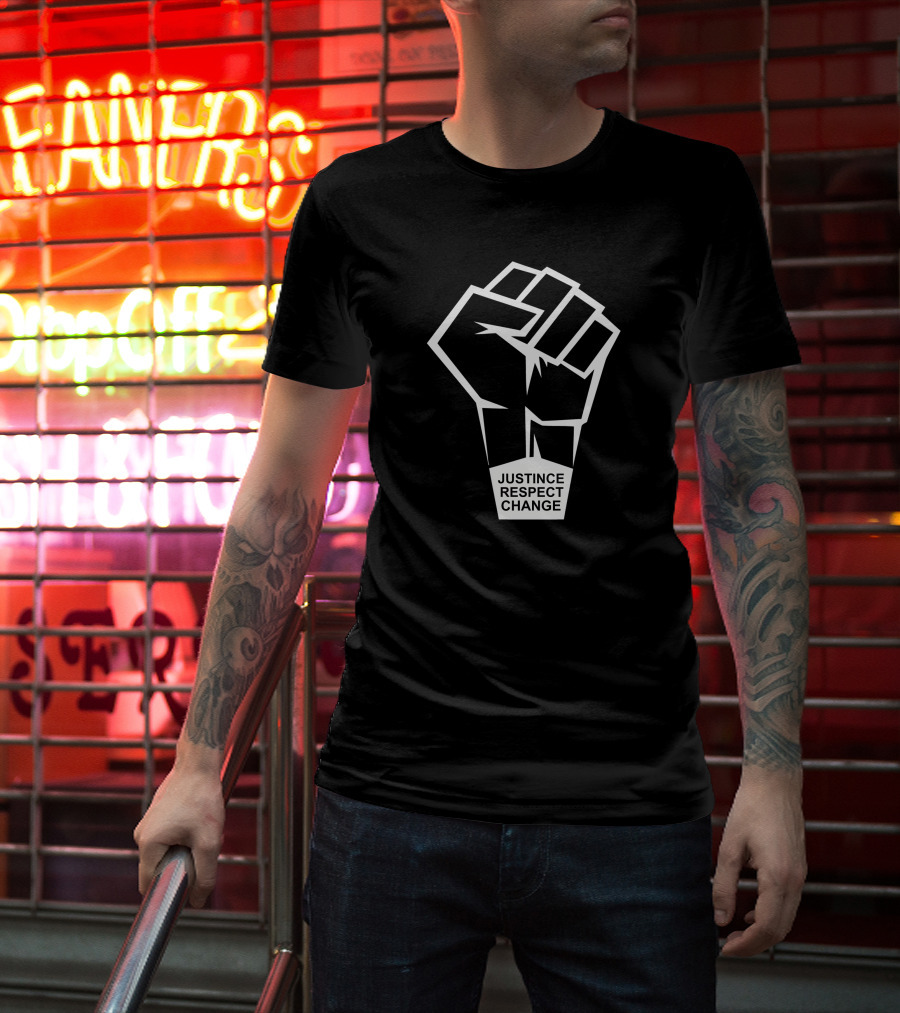 Kohls BLM Justice Respect Change Fist T-Shirt