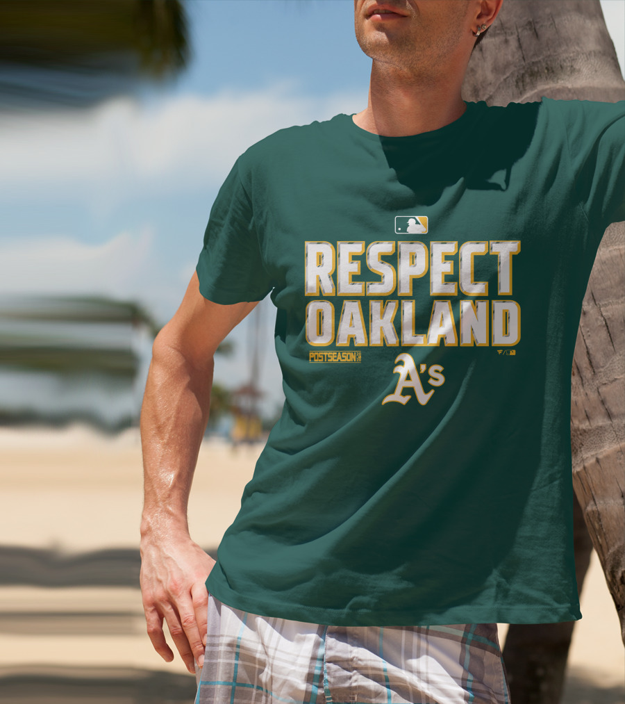 RESPECT OAKLAND A'S POSTSEASON MLB T-Shirt