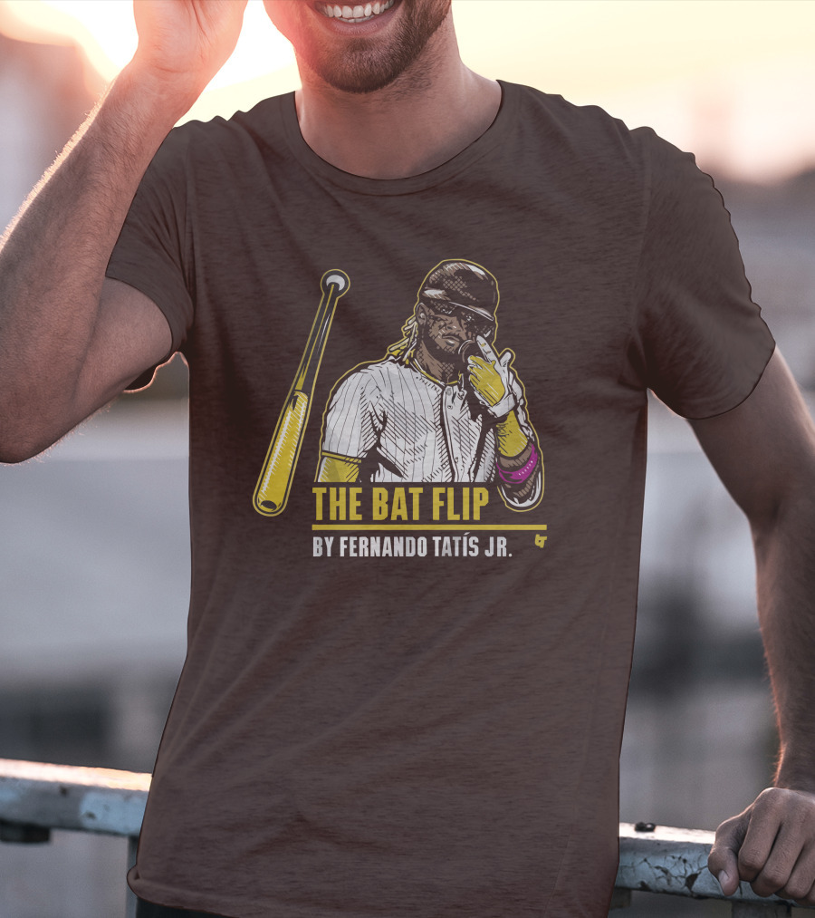 The Bat Flip By Fernando Tatis Jr. San Diego Padres T-Shirt