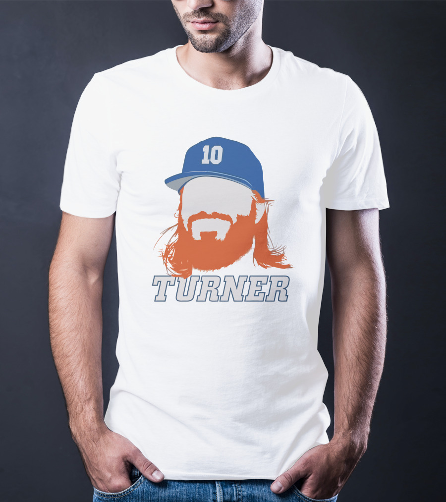 Turner 10 Blue Cap Orange Beard T-Shirt