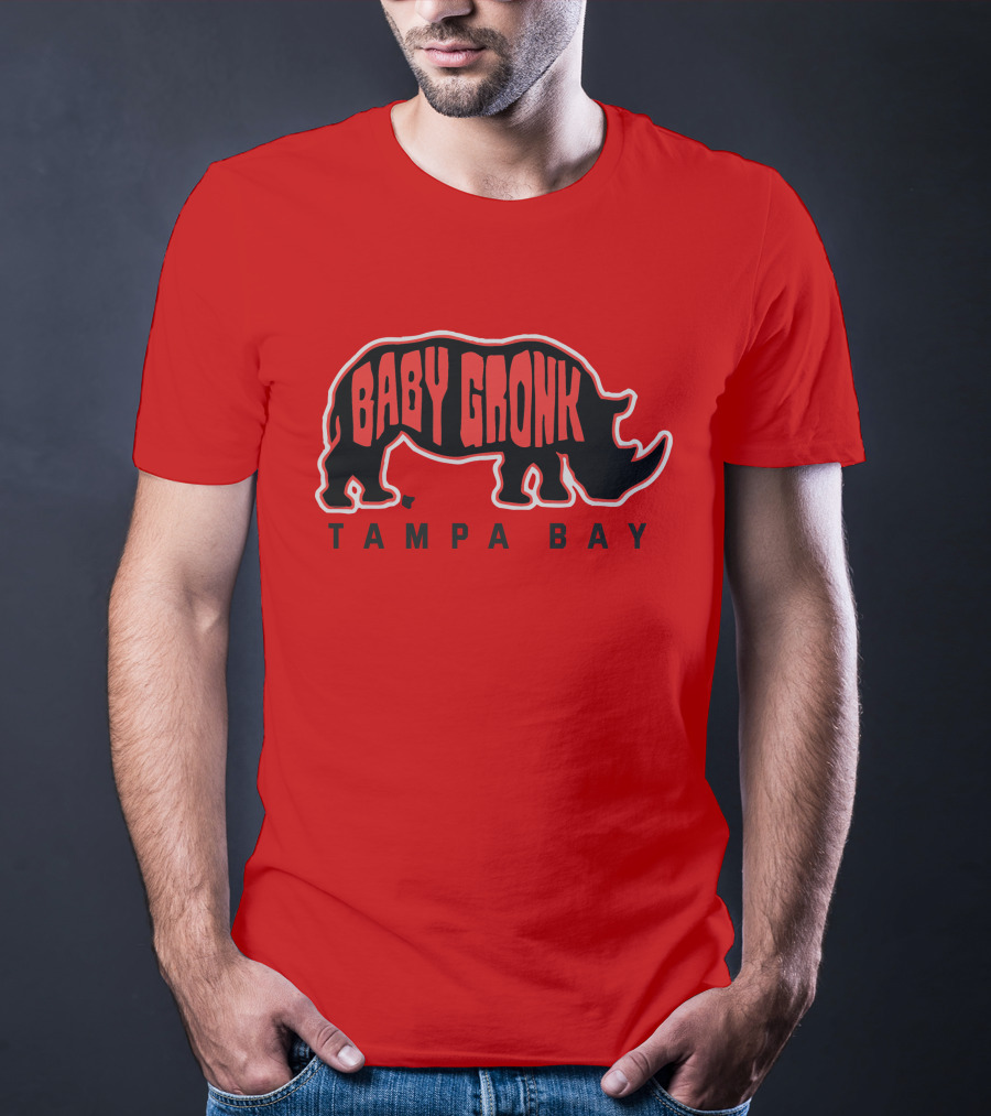 BABY GRONK TAMPA BAY Rhino T-Shirt