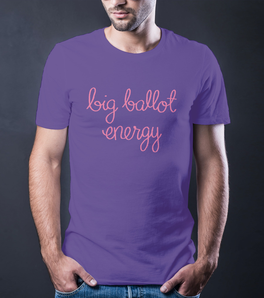 Big Ballot Energy Purple T-Shirt