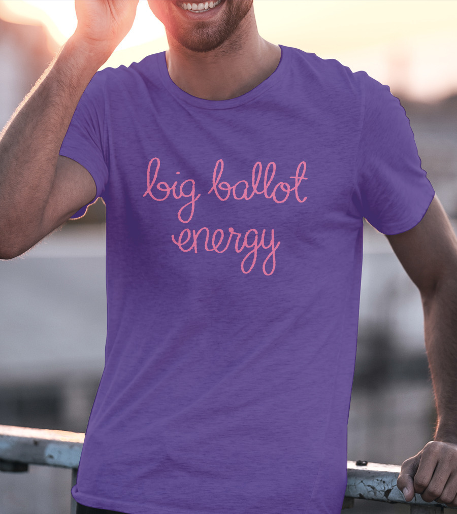 Big Ballot Energy Purple T-Shirt