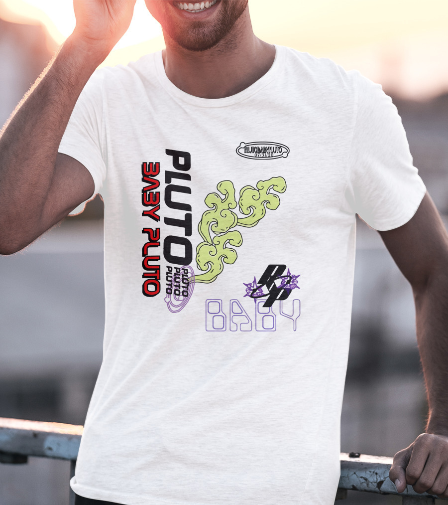 PLUTO BABY PLUTO FUTURISTIC EXODUS VIBRATIONS T-Shirt