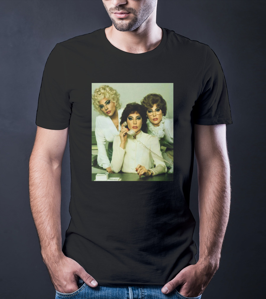 Ronald Mcdonkey Merch Gaga 9To5 Retro Trio Office Vibe T-Shirt