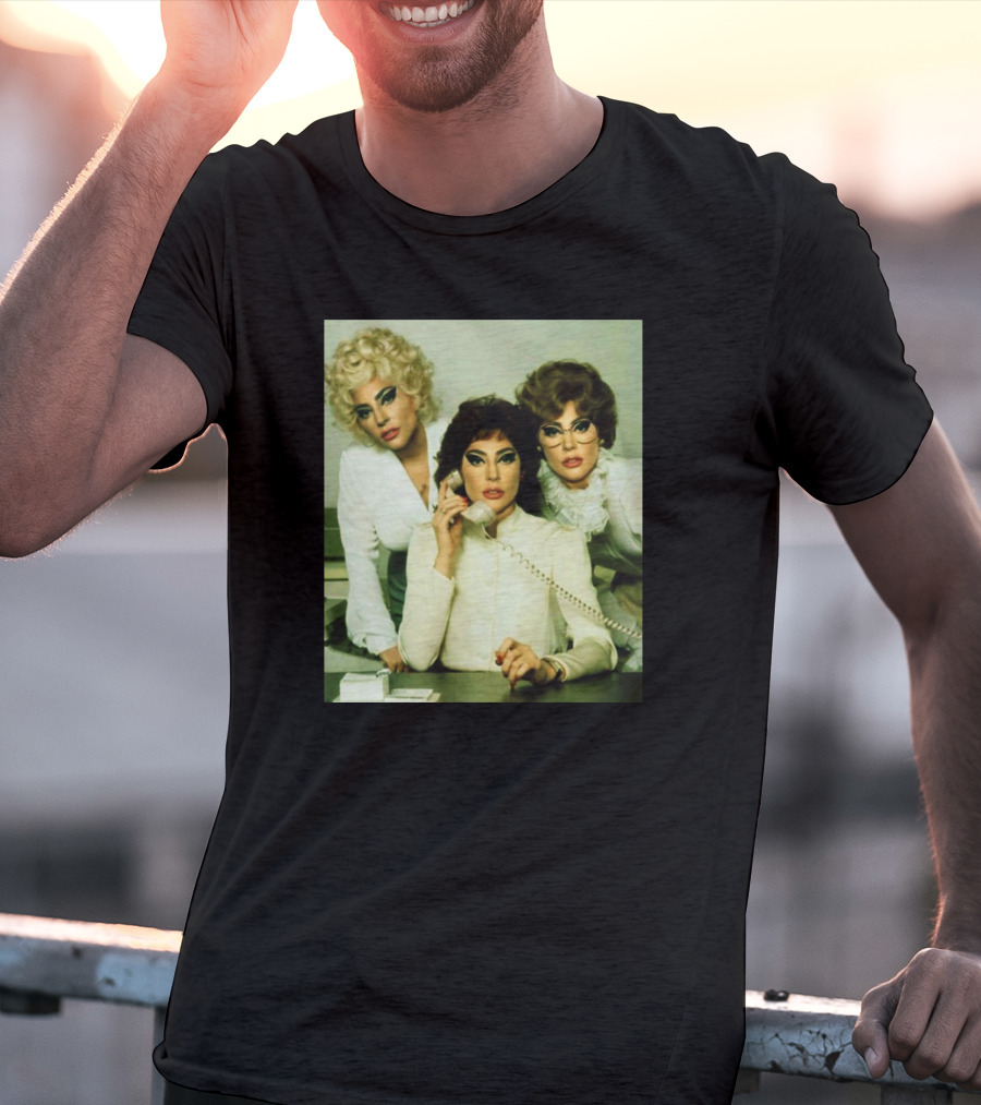 Ronald Mcdonkey Merch Gaga 9To5 Retro Trio Office Vibe T-Shirt