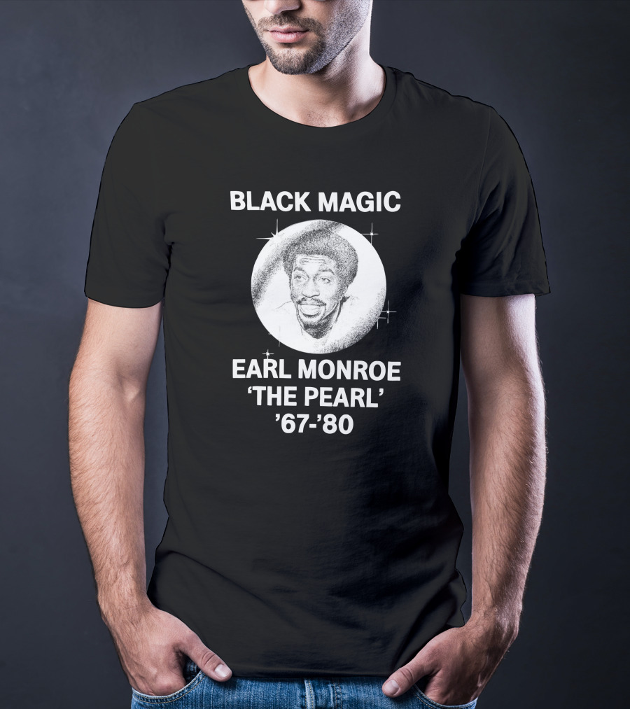Black Magic Earl Monroe 'The Pearl' '67-'80 T-Shirt