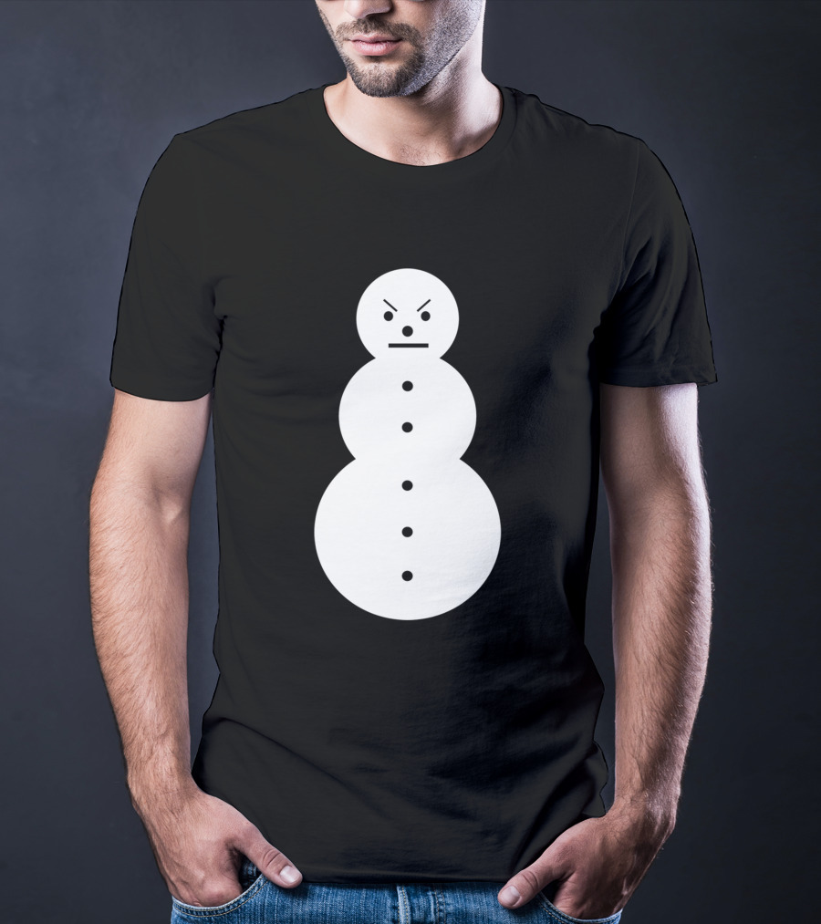 Young Jeezy Snowman Angry Simple T-Shirt