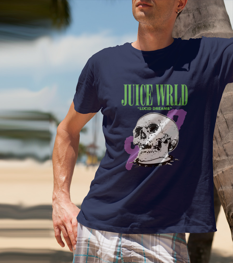 JUICE WRLD LUCID DREAMS 999 Skull T-Shirt