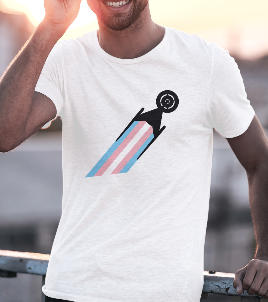 Star Trek Discovery GLAAD USS Transgender Pride Enterprise T-Shirt