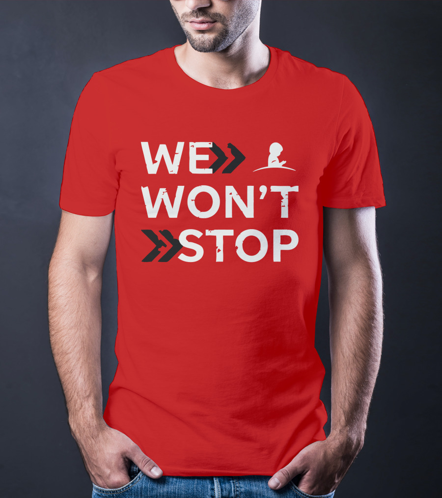 St Jude We Won't Stop Arrow T-Shirt