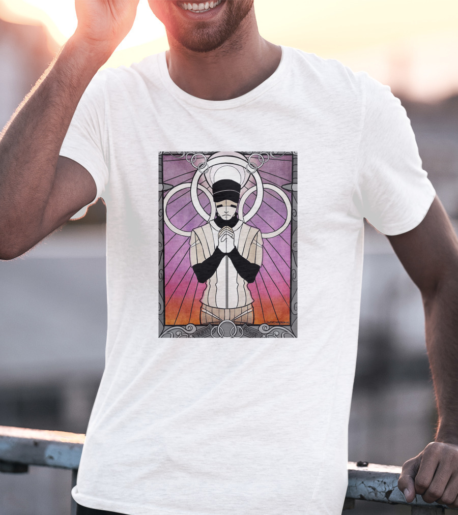 Purity Power Stained Glass Art Nouveau T-Shirt
