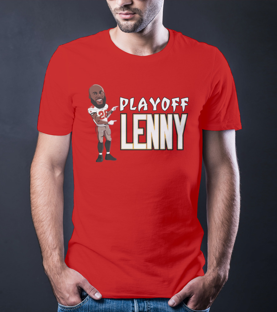 Playoff Lenny NFL Football Cartoon Player 27 T-Shirt