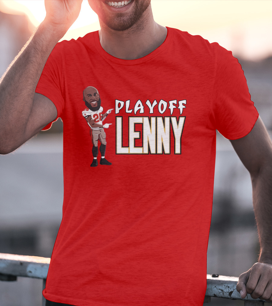 Playoff Lenny NFL Football Cartoon Player 27 T-Shirt