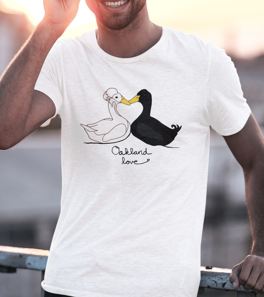 Oakland Love Cutest Duck Couple T-Shirt