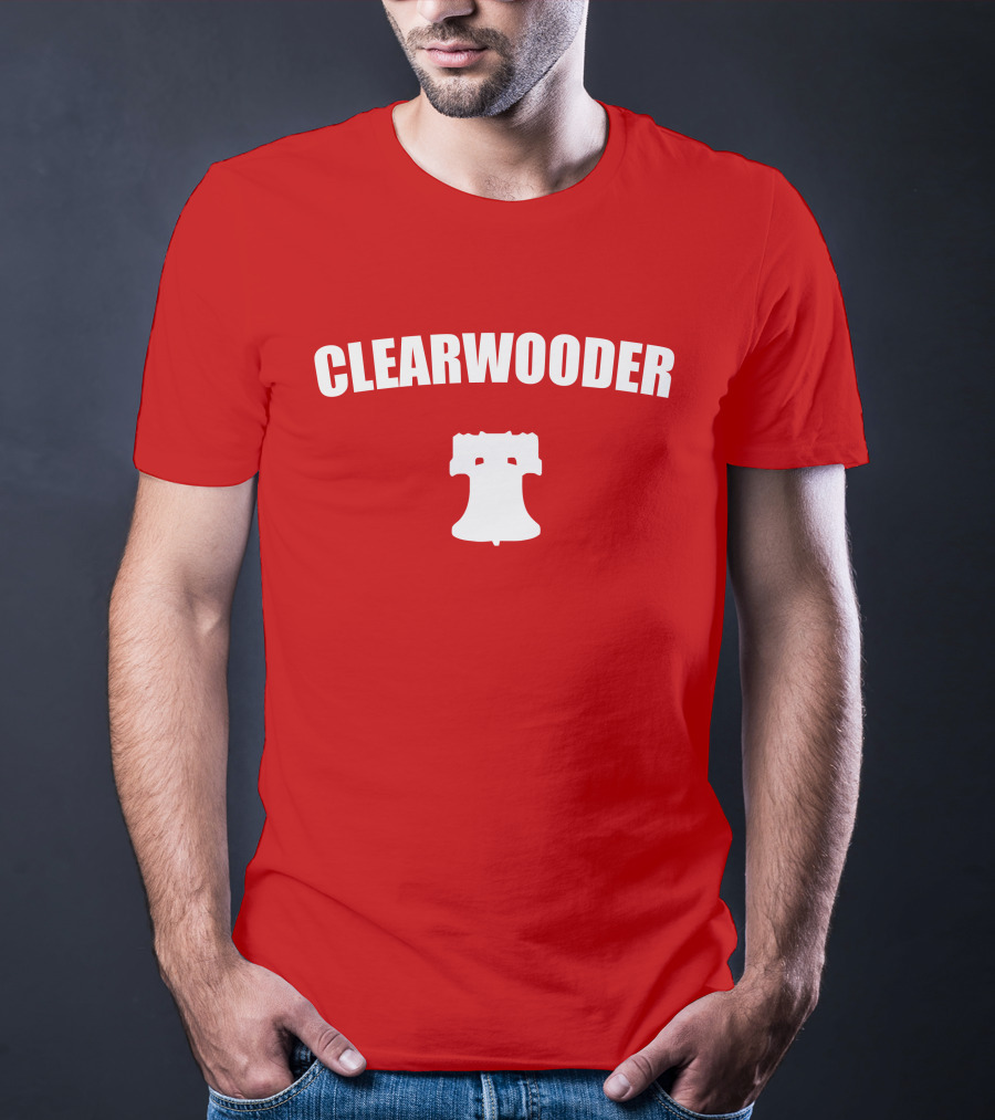 Clearwooder Liberty Bell Icon Red T-Shirt
