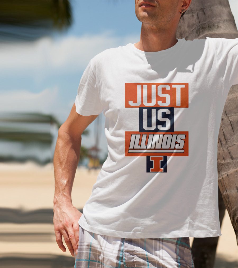 Just Us Illinois Fighting Illini I T-Shirt