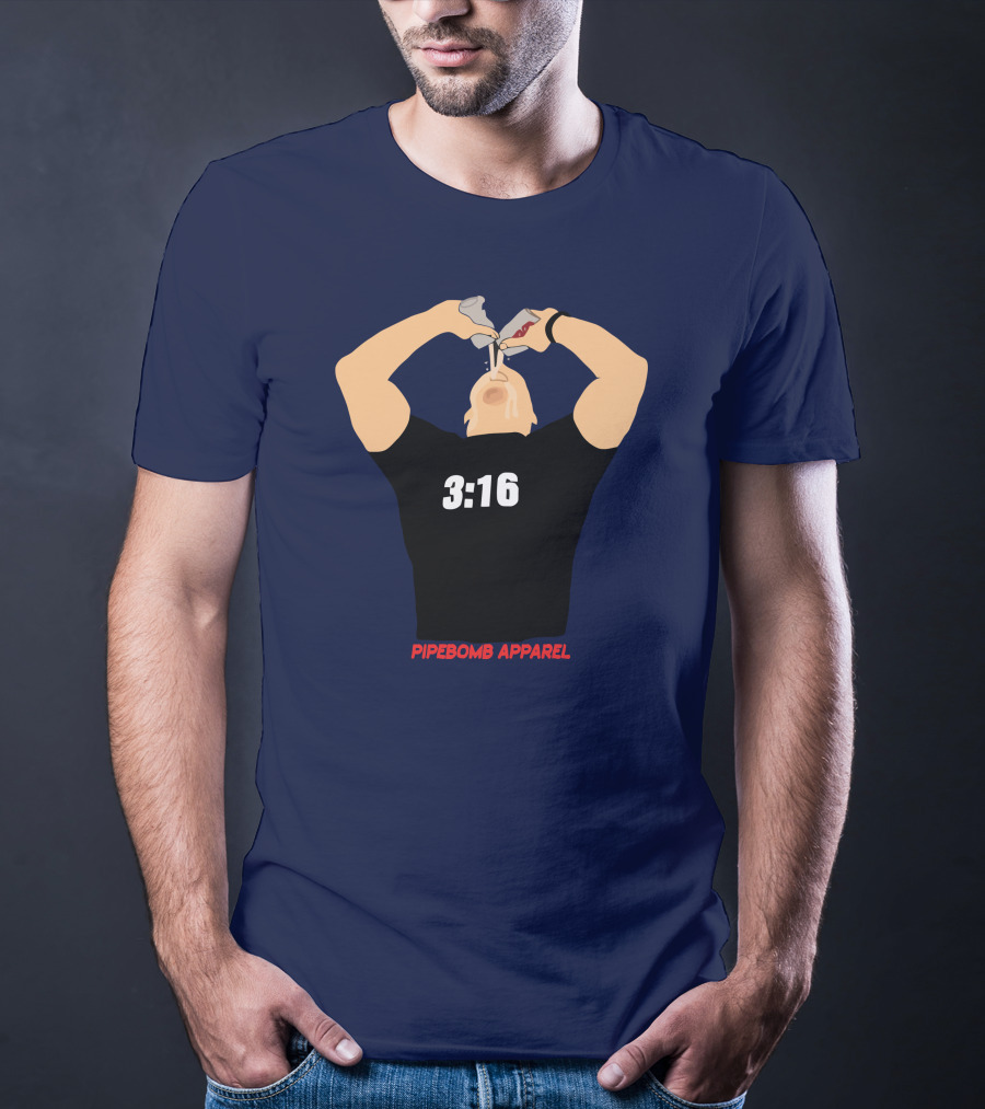 3:16 Stone Cold Chug Pipebomb T-Shirt