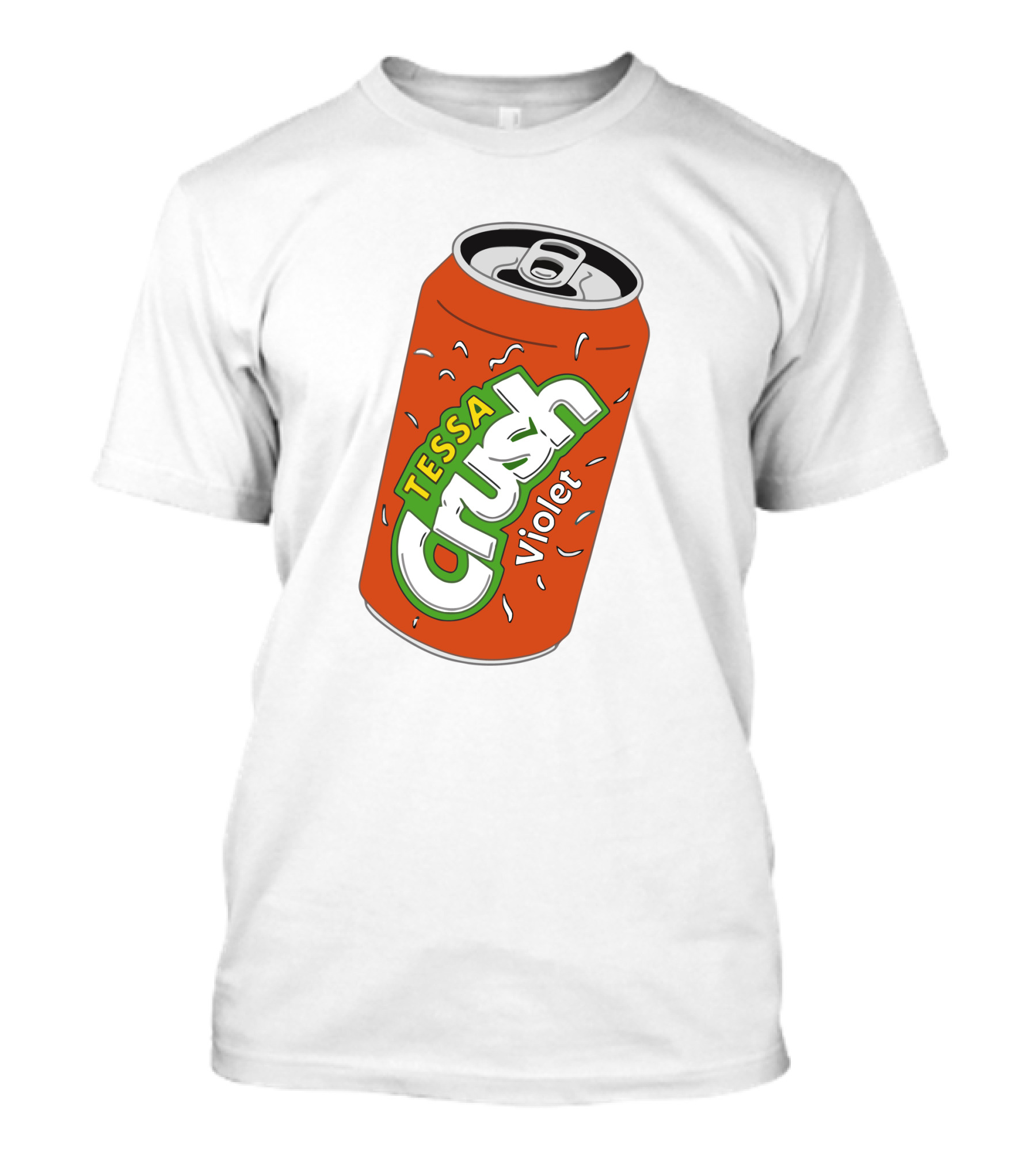 Tessa Violet Crush Soda Can T-Shirt